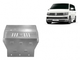 Aluminum sump guard for Volkswagen Transporter T6 Caravelle