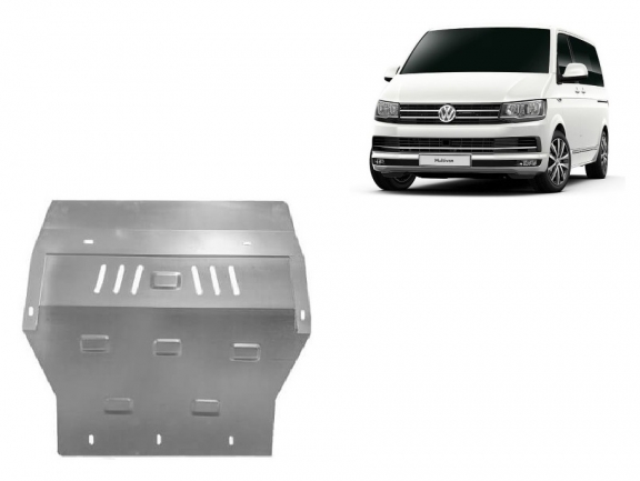 Aluminum sump guard for Volkswagen Transporter T6 Caravelle