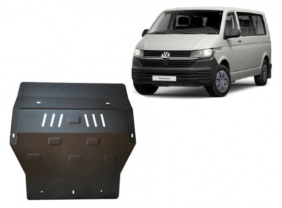 Steel sump guard for Volkswagen Transporter T6.1