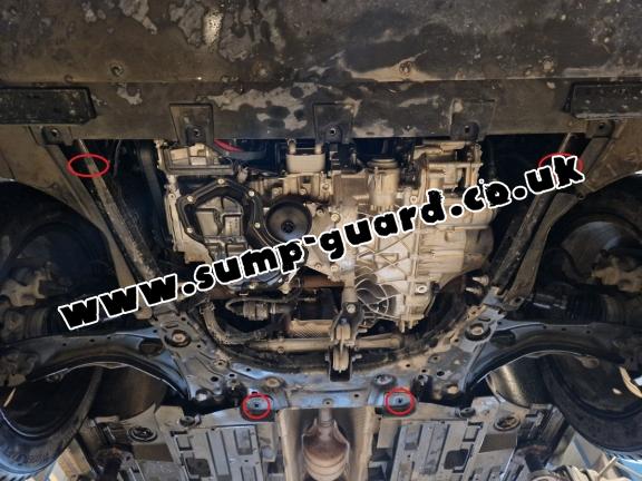 Steel sump guard for Renault Symbioz 