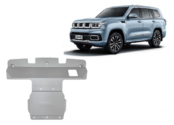 Aluminum sump guard for Baic Beijing BJ60