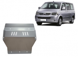 Aluminum sump guard for Volkswagen Transporter T5 Caravelle