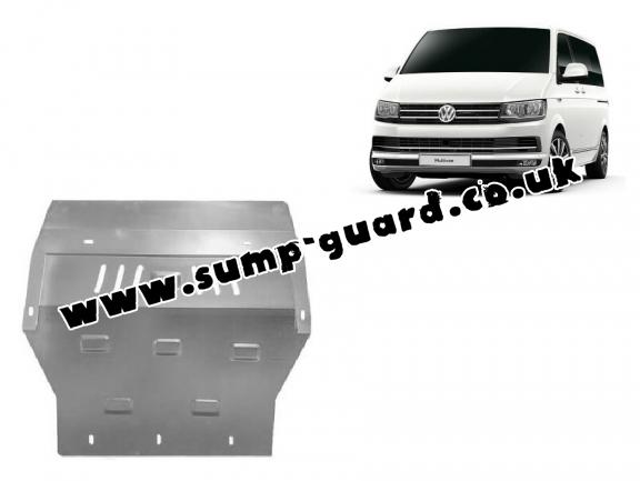 Aluminum sump guard for Volkswagen Transporter T6 Caravelle