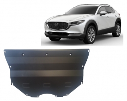 Steel sump guard for Mazda CX-30