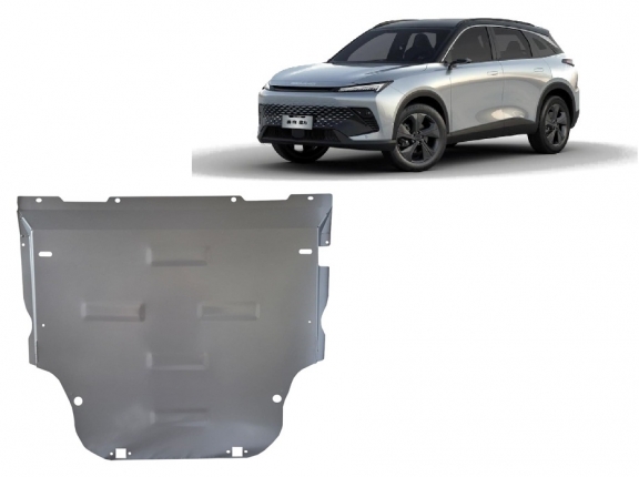 Aluminum sump guard for BAIC Beijing X55