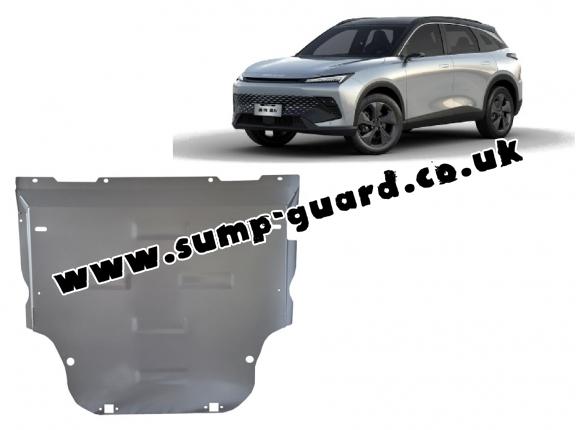 Aluminum sump guard for BAIC Beijing X55