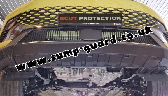 Aluminum sump guard for BAIC Beijing X55