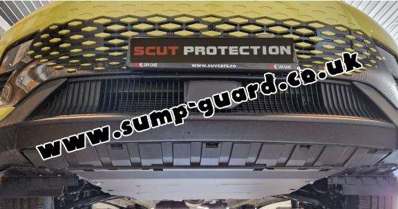 Aluminum sump guard for BAIC Beijing X75