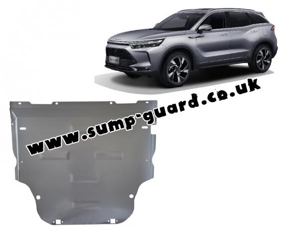 Aluminum sump guard for BAIC Beijing X75