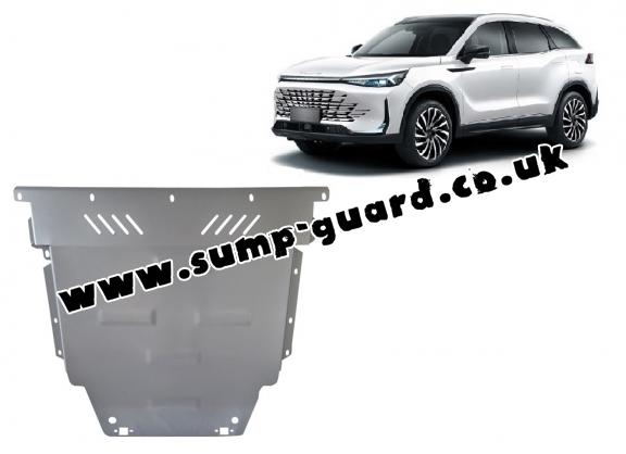 Aluminum sump guard for BAIC Beijing X75
