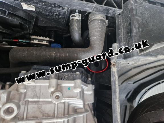 Aluminum sump guard for BAIC Beijing X75