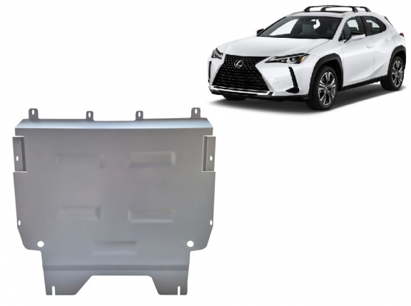Aluminum sump guard for Lexus UX