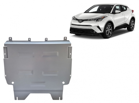 Aluminum sump guard for Toyota C-HR