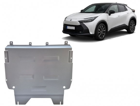 Aluminum sump guard for Toyota C-HR