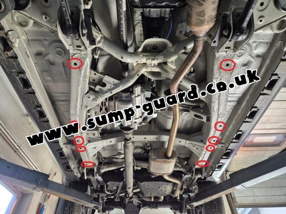 Steel transfer case guard for Suzuki Jimny - 5-door model