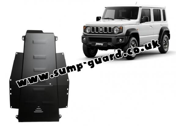 Steel transfer case guard for Suzuki Jimny - 5-door model