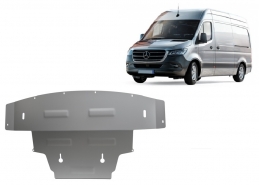 Aluminum sump guard for Mercedes Sprinter - RWD
