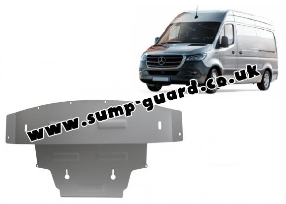 Aluminum sump guard for Mercedes Sprinter - RWD