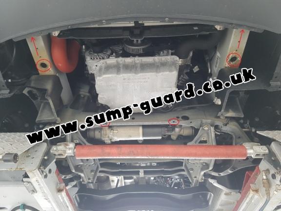 Aluminum sump guard for Mercedes Sprinter - RWD