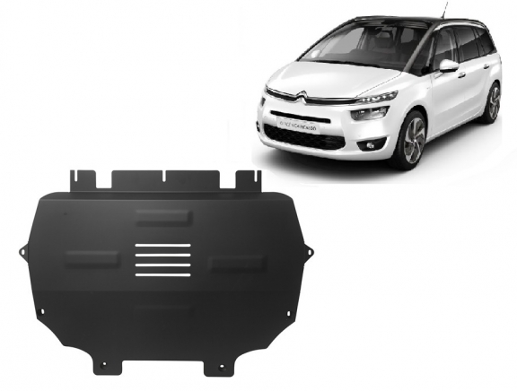 Steel sump guard for Citroen C4 Picasso