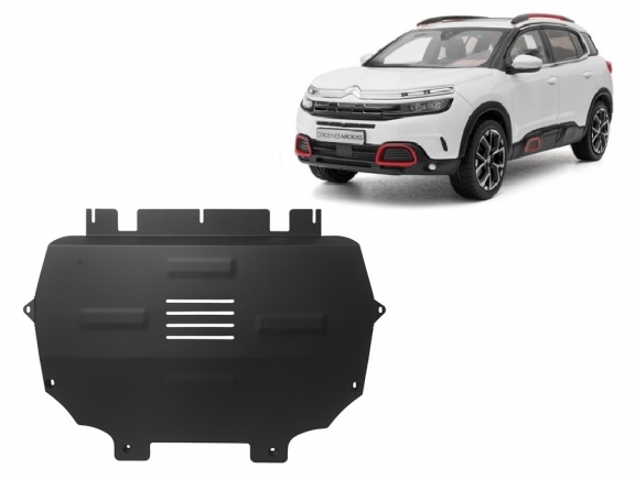 Steel sump guard for Citroen C5 Aircross