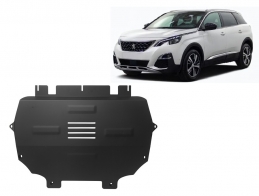 Steel sump guard for the protection of the engine and the gearbox for Peugeot 5008