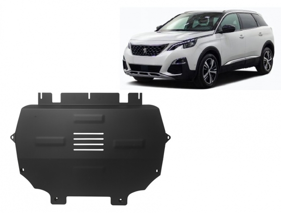 Steel sump guard for the protection of the engine and the gearbox for Peugeot 5008