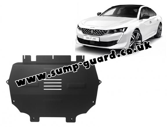 Steel sump guard for Peugeot 508