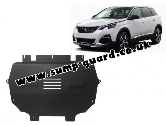 Steel sump guard for the protection of the engine and the gearbox for Peugeot 5008