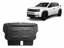 Steel sump guard for Fiat Grande Panda