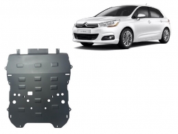 Steel sump guard for Citroen c4