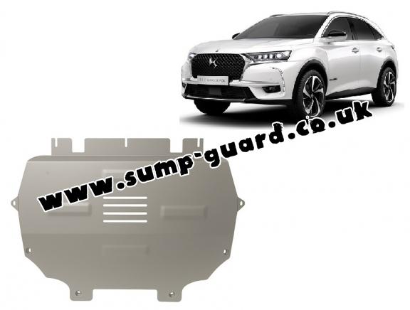 Aluminium  sump guard for Citroen DS7 Crossback