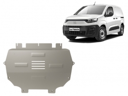 Aluminium  sump guard for Fiat Doblo