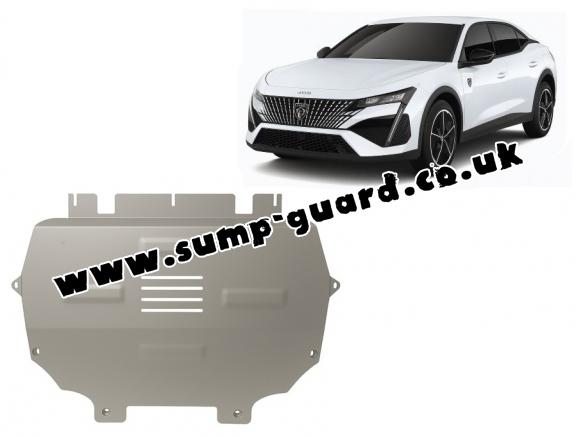 Aluminium  sump guard for Peugeot 408
