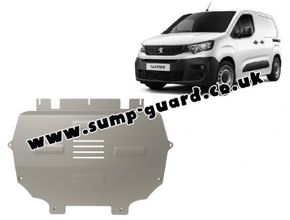 Aluminium  sump guard for Peugeot Partner