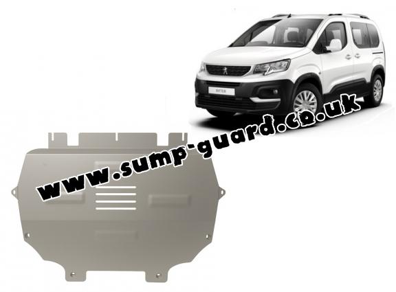 Aluminium  sump guard for Peugeot Rifter