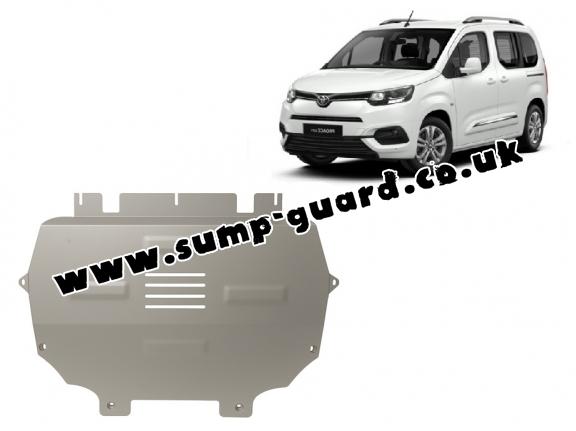 Aluminium  sump guard for Toyota Proace City Verso