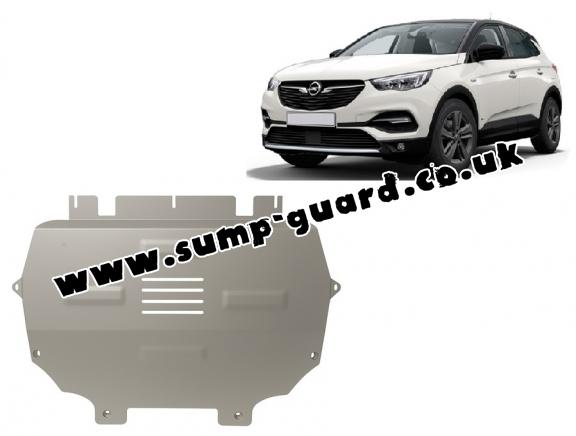 Aluminium sump guard for Vauxhall Grandland X