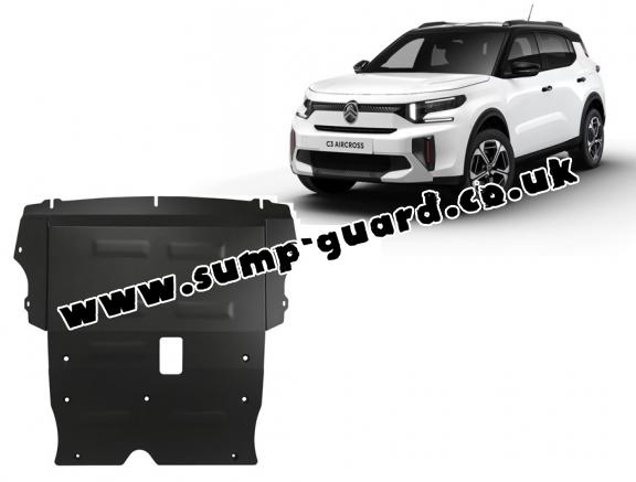 Steel sump guard for Citroen C3 Aircross