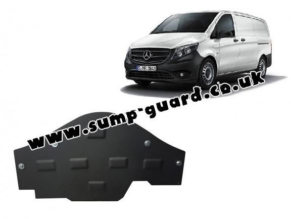 Steel sump guard for the protection of the Stop&Go system Mercedes Vito W447, 4x2, 1.6 D