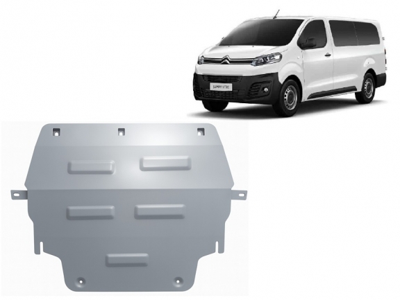 Aluminium sump guard for Citroen Jumpy