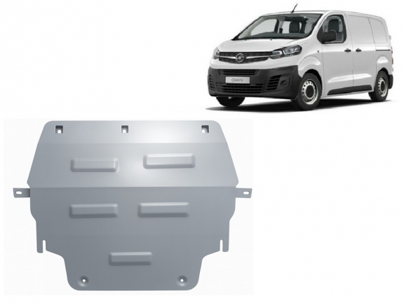 Aluminium  sump guard for Vauxhall Vivaro