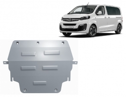 Aluminium  sump guard for Vauxhall Zafira Life