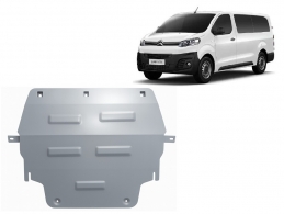 Aluminium sump guard for Citroen Jumpy