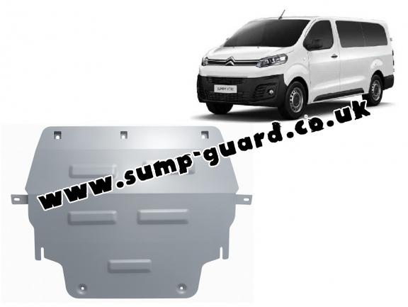 Aluminium sump guard for Citroen Jumpy