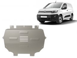 Aluminium  sump guard for Citroen Berlingo