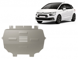 Aluminium  sump guard for Citroen Grand C4 SpaceTourer