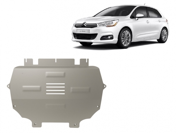 Aluminium  sump guard for Citroen C4