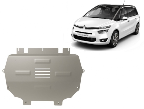 Aluminium  sump guard for Citroen C4 Picasso