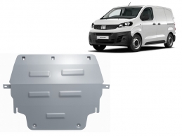 Aluminium  sump guard for Fiat Scudo
